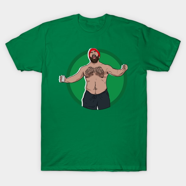 Jason Kelce celebrating T-Shirt by HarlinDesign